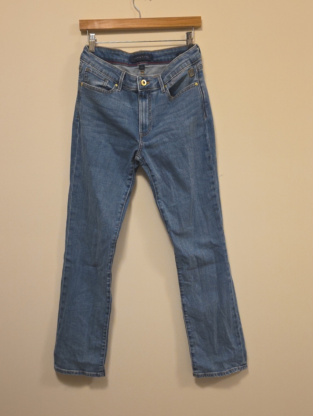 Tommy Hilfiger Medium Blue Straight Leg Jeans